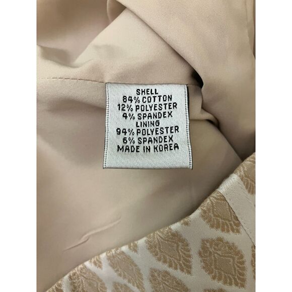 Talbots Collection jacquard mandarin blazer jacket - Picture 4 of 8